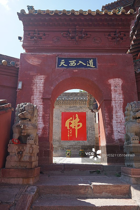 山西临汾隰县小西天千佛痷图片素材