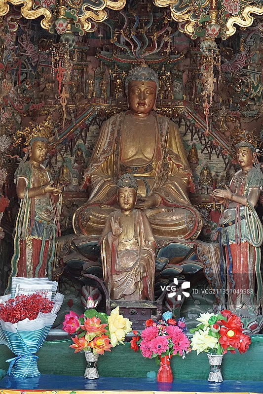 山西临汾隰县小西天千佛痷图片素材