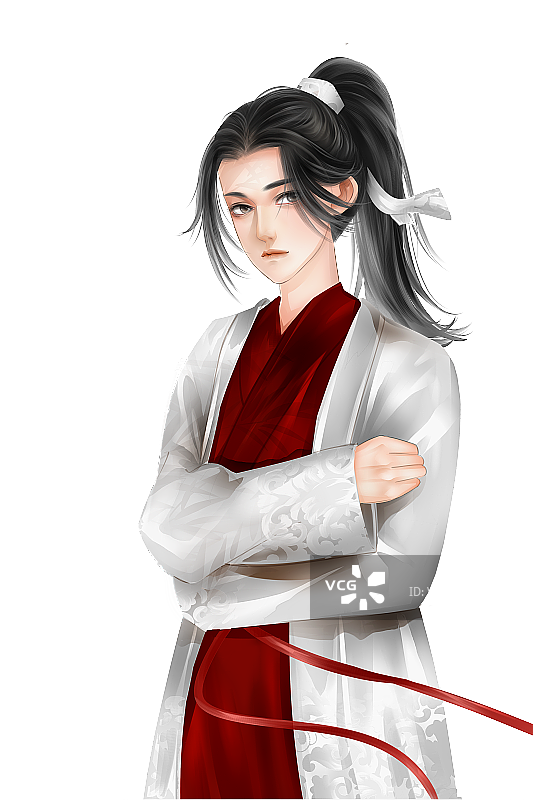 中国风古风男性少年插画图片素材