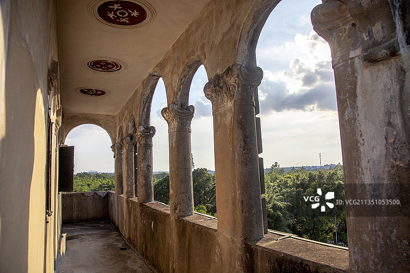 开平碉楼与村落  马降龙村 碉楼 天禄楼 世界遗产 5A旅游图片素材