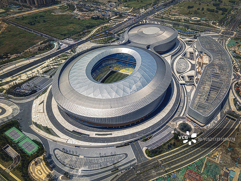 世界大学生夏季运动会FISU主场-凤凰山体育公园图片素材