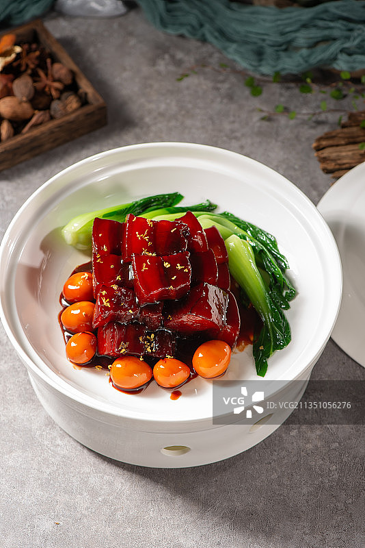 弄堂红烧肉图片素材