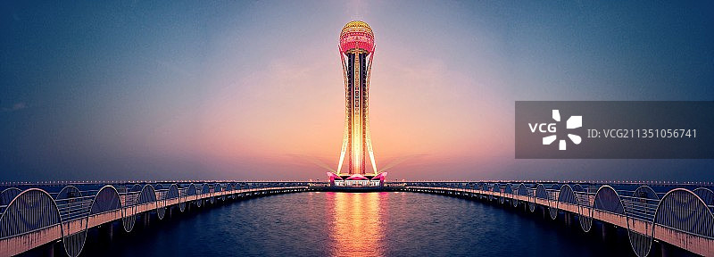 揽月湾电视塔图片素材