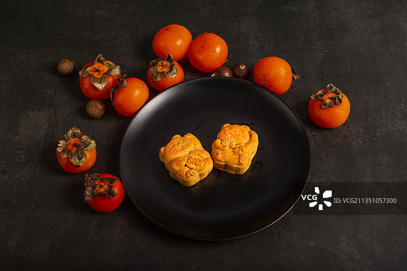 招财猫月饼图片素材