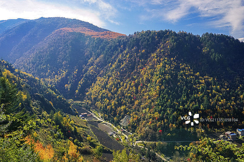 成都米亚罗风景区图片素材