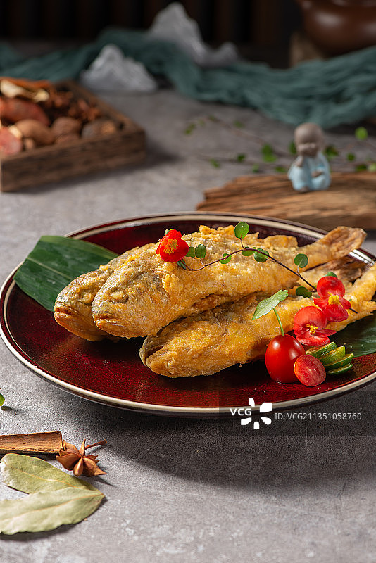 百里香小黄鱼图片素材