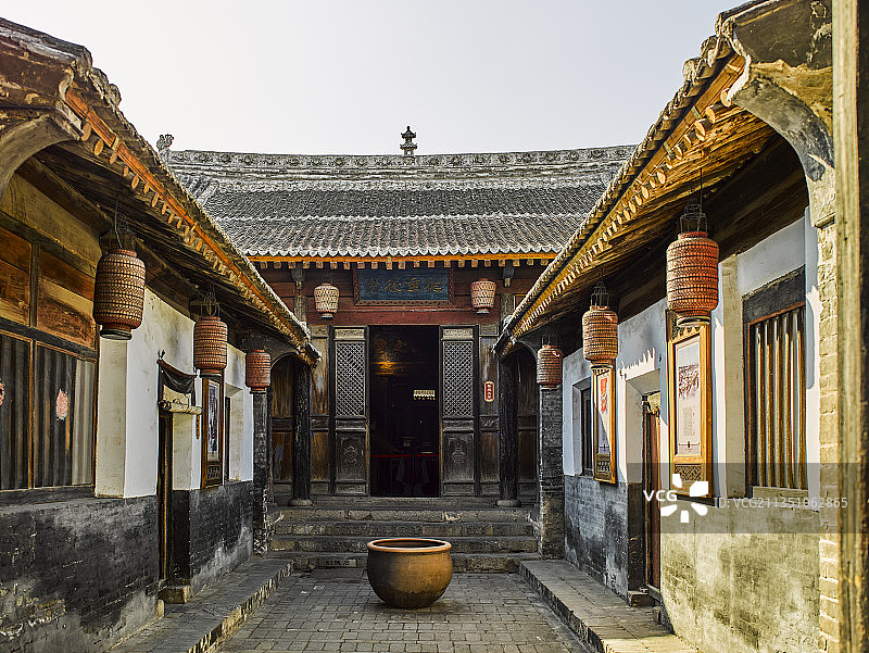 陕西省渭南市韩城市中国历史文化名村党家村图片素材