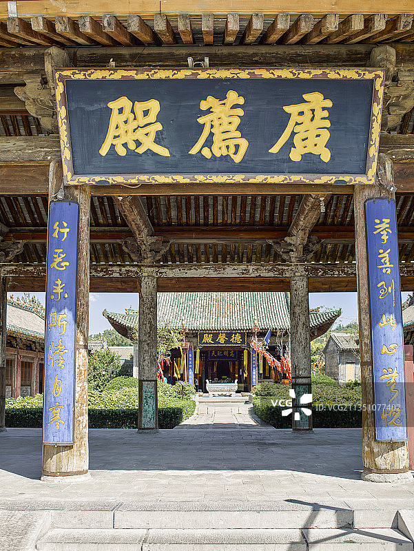 陕西省渭南市韩城市韩城古城城隍庙图片素材