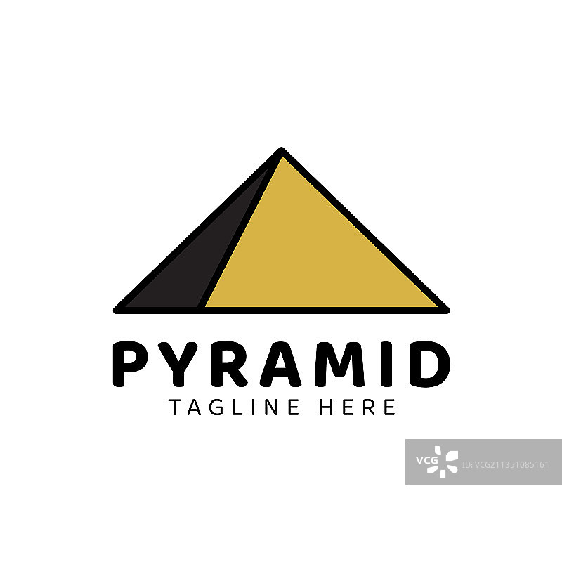 金字塔Logo设计图片素材