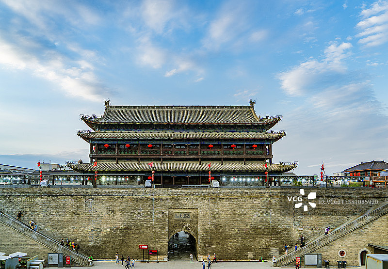 陕西省西安市西安古城永宁门图片素材