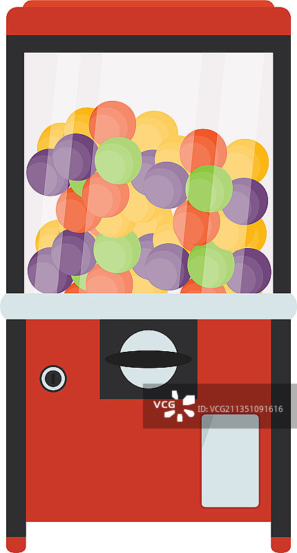 泡泡糖自动售货机图片素材