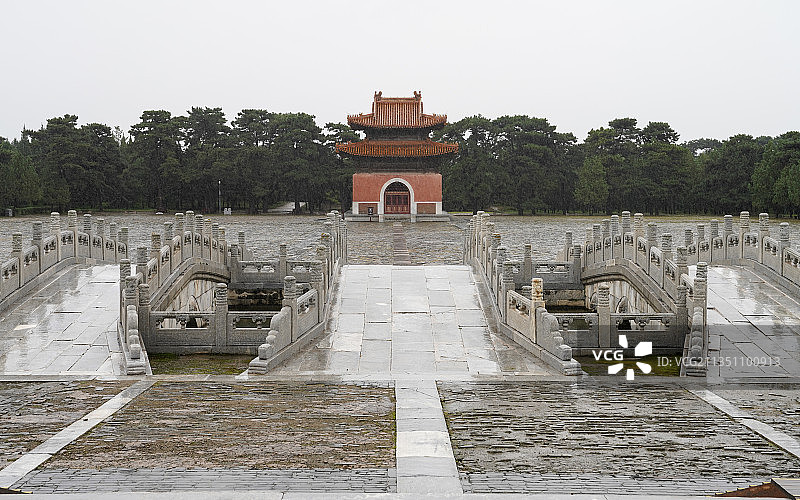 河北省 唐山市 遵化市 清东陵 乾隆帝 裕陵图片素材