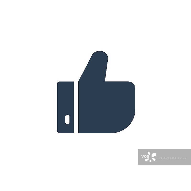 点赞扁平图标图片素材