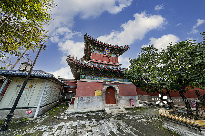 北京东城区智化寺：鼓楼图片素材