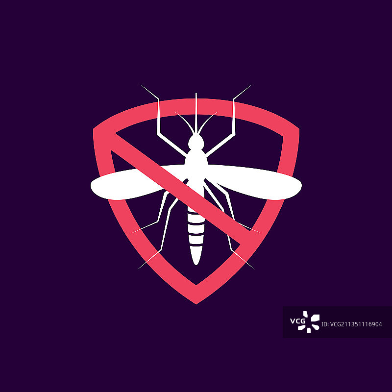 驱蚊标志图标，预防疟疾图片素材