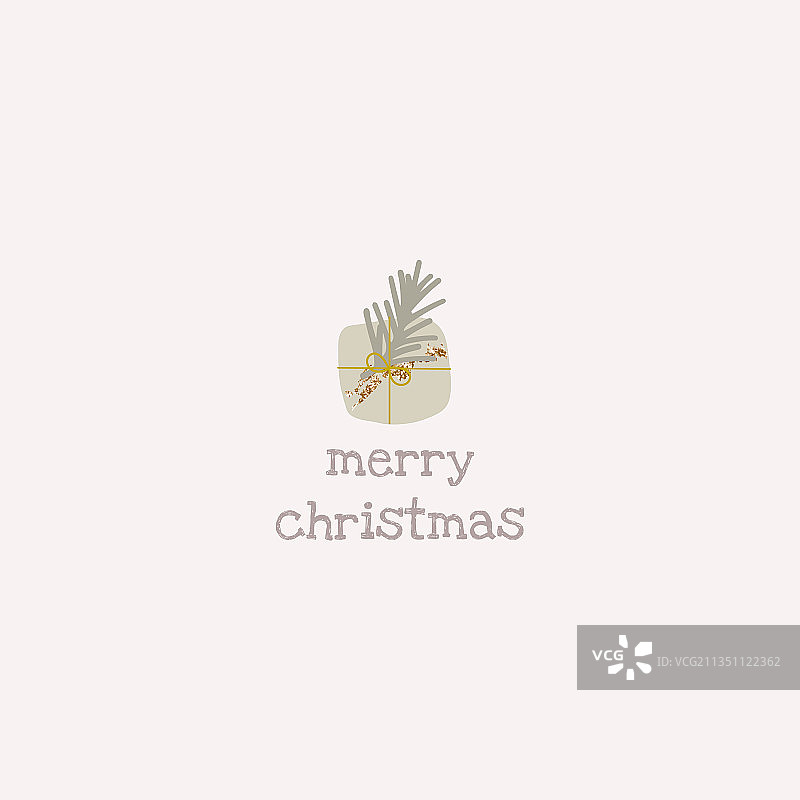 圣诞节贺卡或明信片图片素材