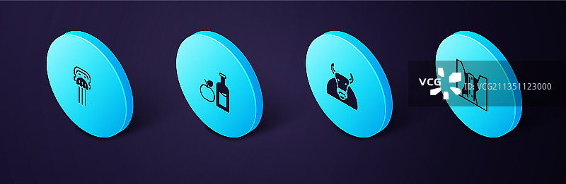 2.5D阿尔加瀑布公牛苹果酒图片素材