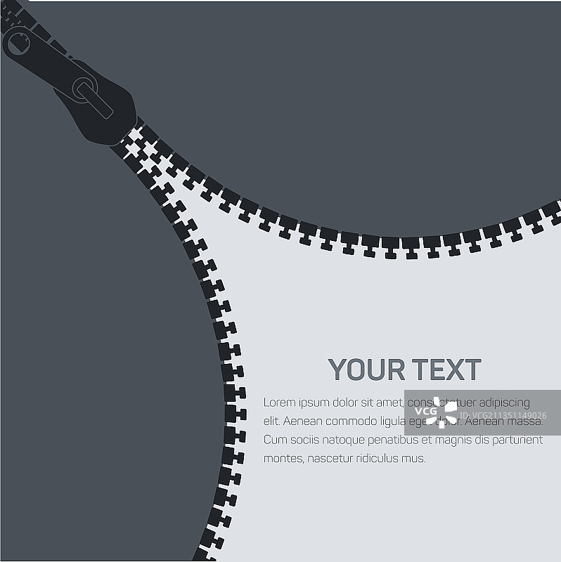 拉链banner模板打开拉链空白海报图片素材