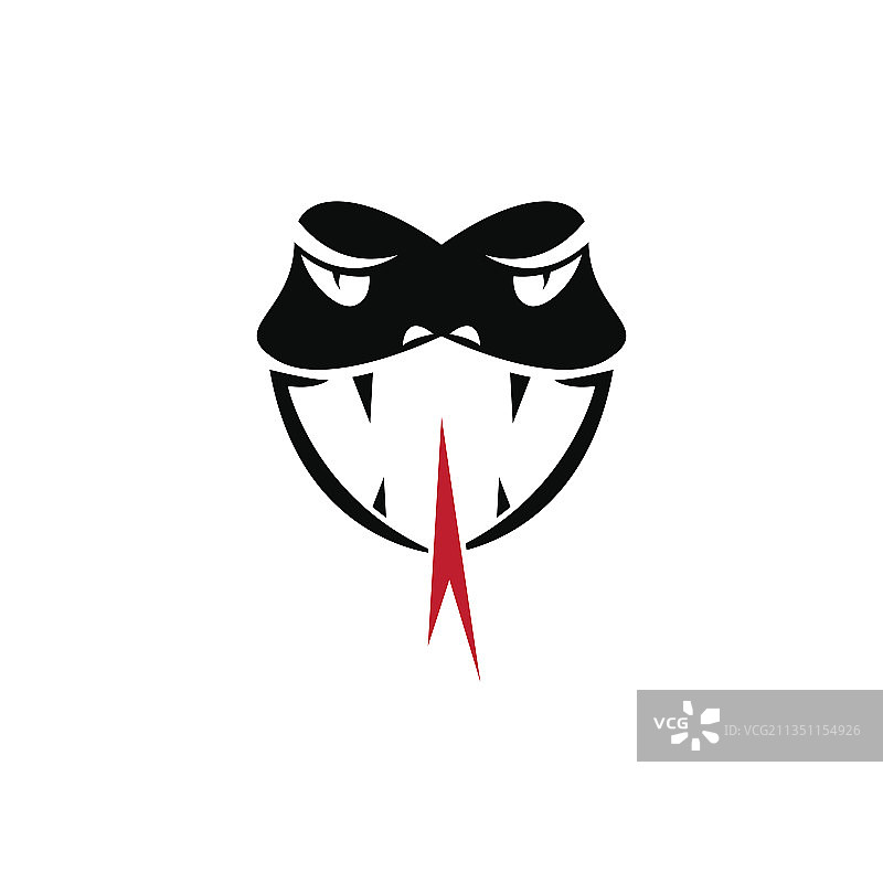 蝰蛇剪影图片素材