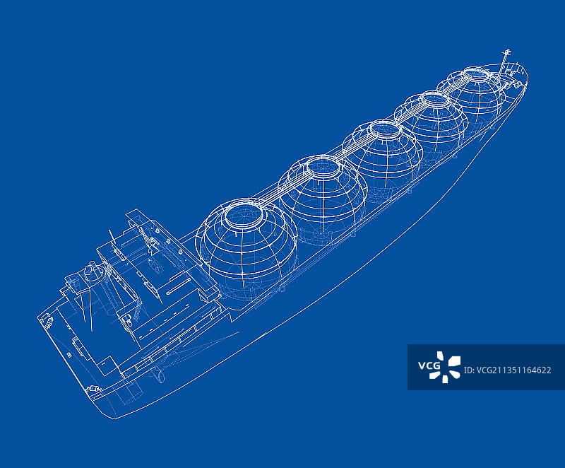 大型液化天然气运输船图片素材