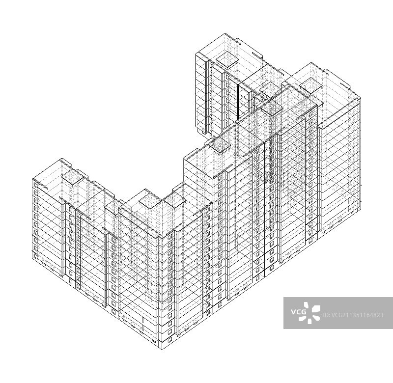 多层住宅楼图片素材
