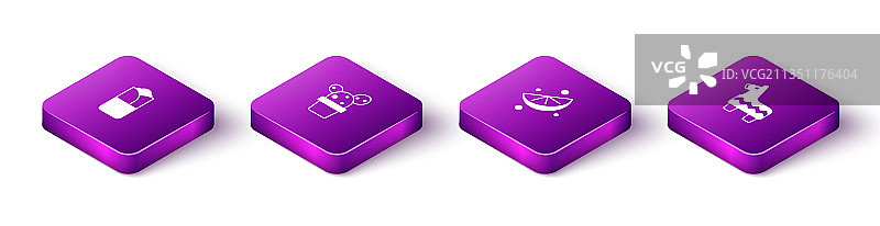 2.5D墨西哥卷饼仙人掌盆栽套装图片素材