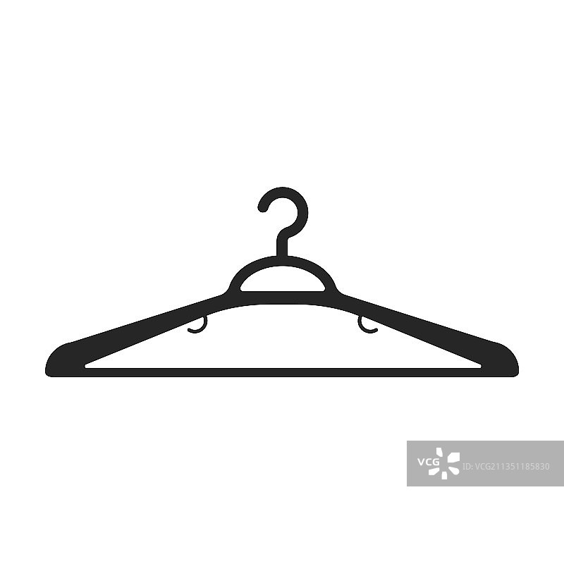 黑色衣架图标图片素材