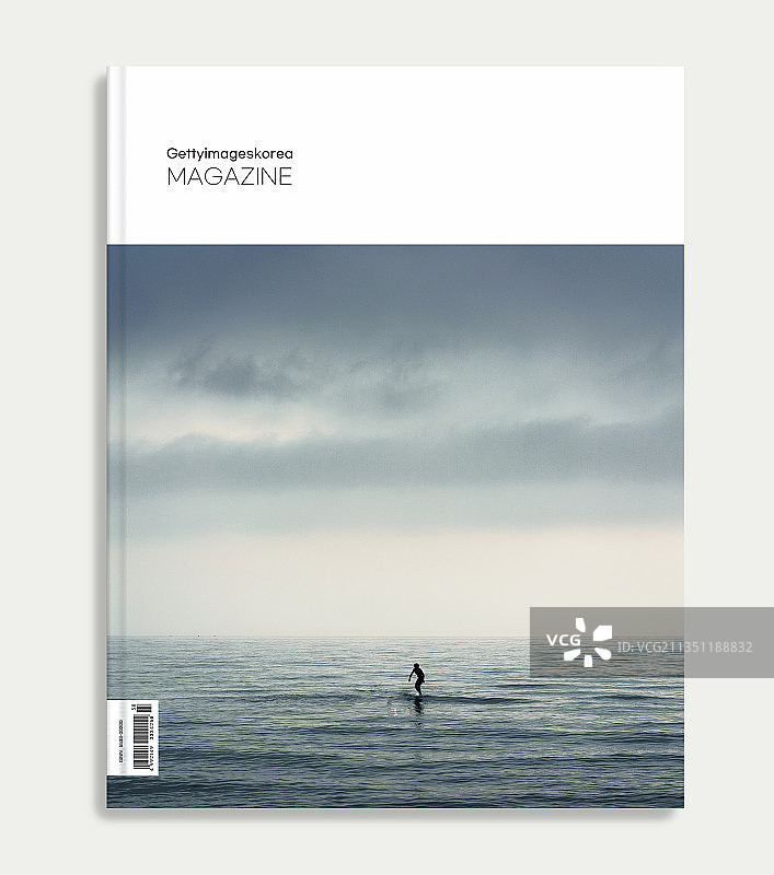 夏季海滩风景书籍封面设计，韩国东海图片素材