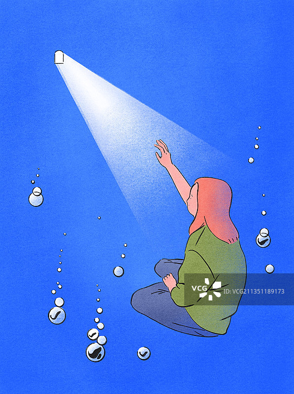 忧郁情绪图片素材