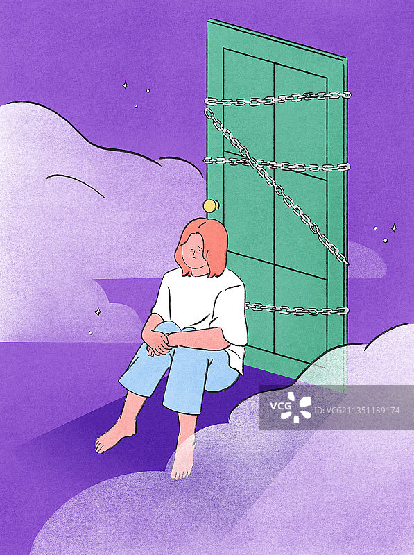 忧郁情绪图片素材