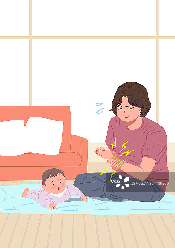 育儿、祖父母、婴儿、儿童、祖母、育儿难题图片素材