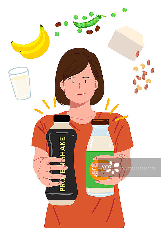 蛋白质健康饮品图片素材