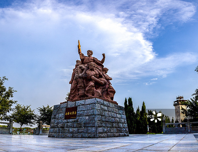 开平 赤坎南楼  红色基地图片素材