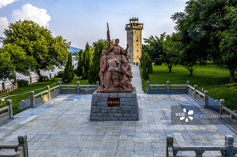 开平 赤坎南楼  红色基地图片素材