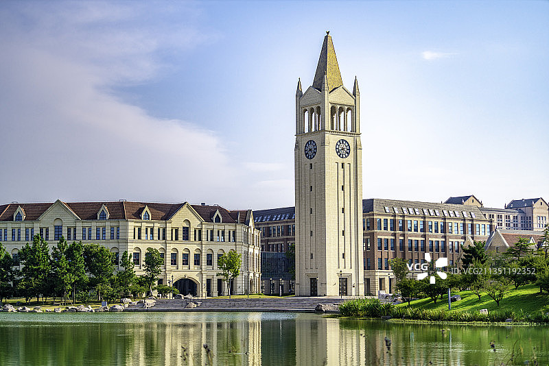 亚洲中国，浙江省海宁市浙江大学国际校区图片素材