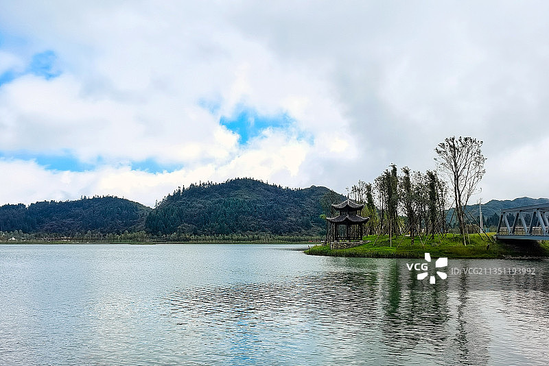 南天湖景色图片素材