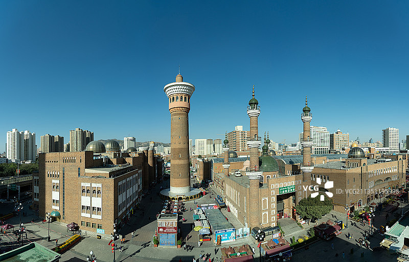 乌鲁木齐国际大巴扎图片素材