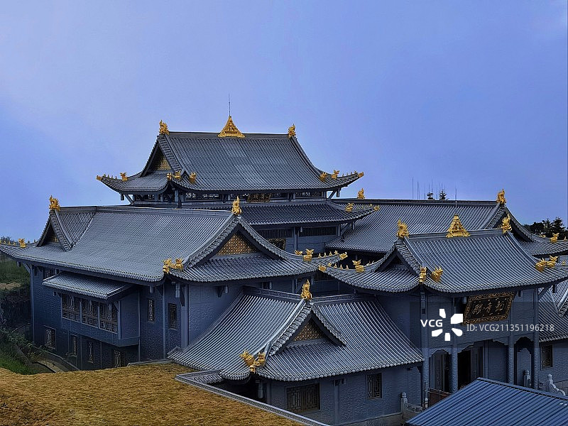 峨眉观音殿图片素材
