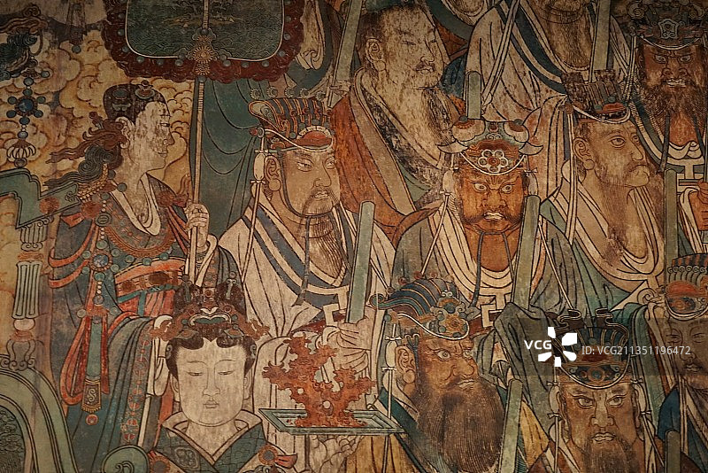 山西运城博物馆 永乐宫壁画图片素材