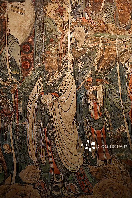 山西运城博物馆 永乐宫壁画图片素材