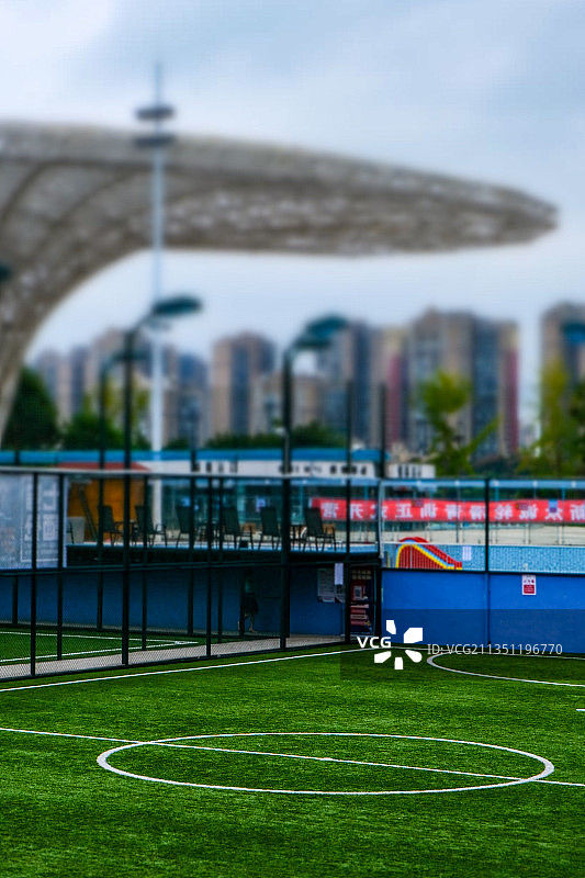 四川省绵阳市桃花岛体育公园图片素材