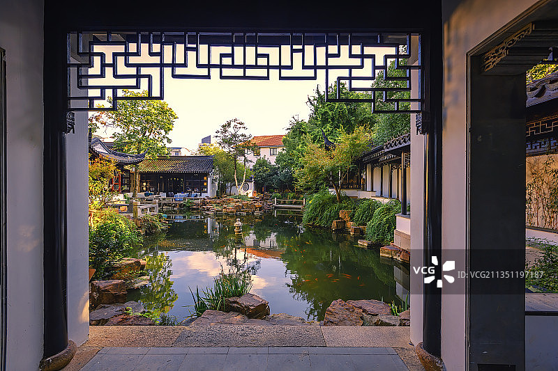 中式园林+东林书院（无锡）图片素材