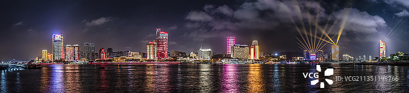 星光璀璨鹭江道图片素材