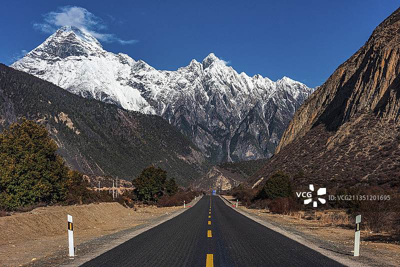 国道318风光图片素材