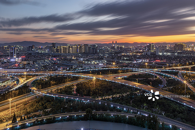 连接城市图片素材