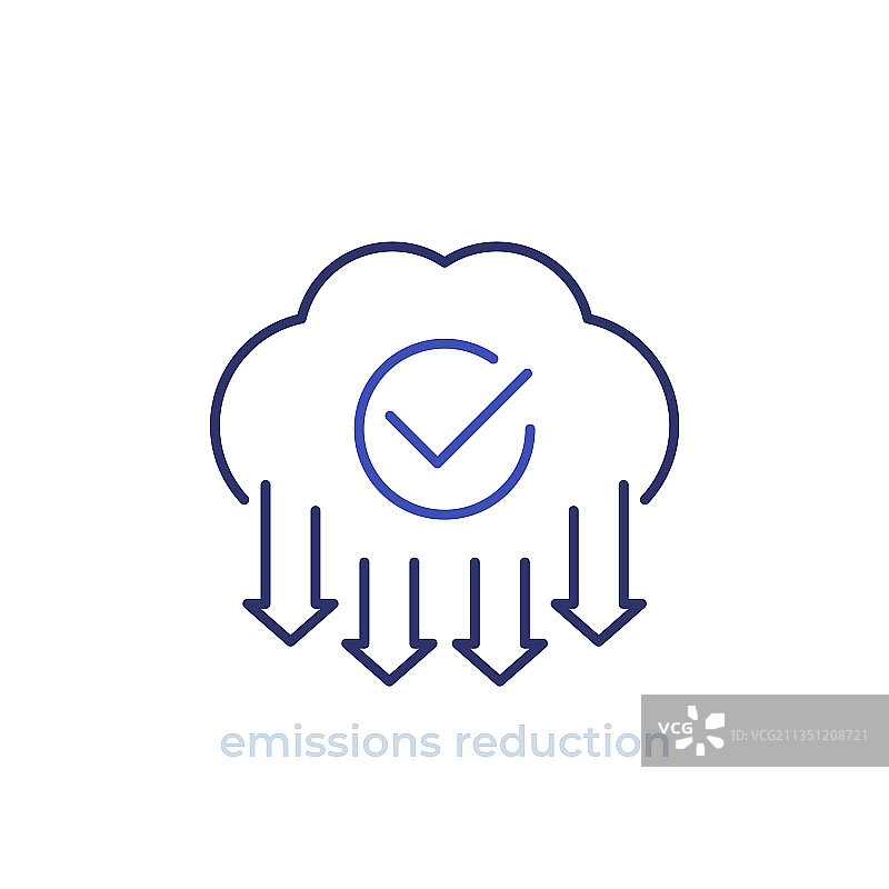 减排线图标图片素材