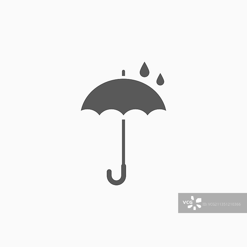 伞的图标图片素材