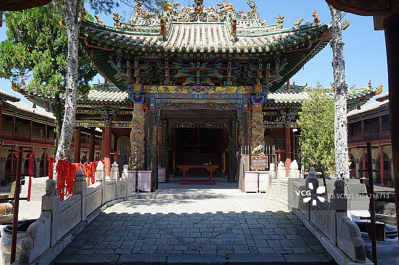 山西临汾蒲县东岳庙图片素材