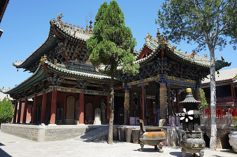 山西临汾蒲县东岳庙图片素材
