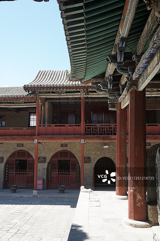 山西临汾蒲县东岳庙图片素材